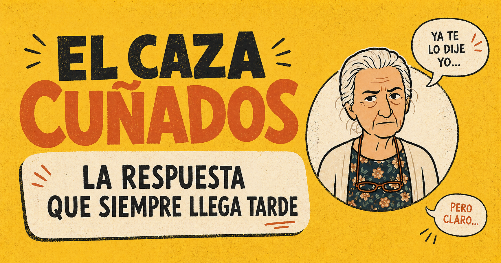 Portada de El Caza Cuñados, la aplicación del universo de Vicenta.